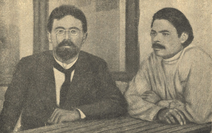 . П. Чехов и А. М. Горький в Ялте (1901)