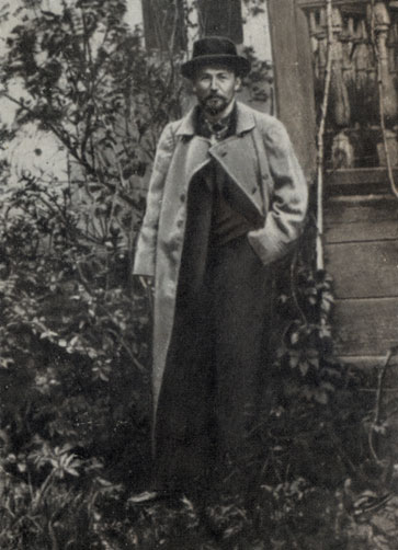 А. П. Чехов. Фотография 1897 г.