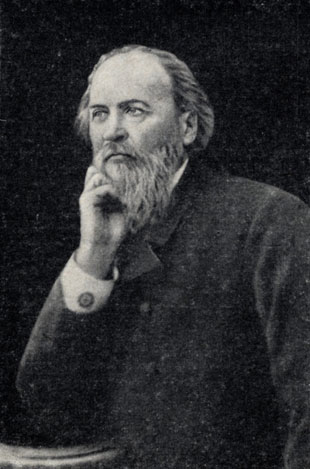 Я. П. Полонский. Фотография, подаренная А. П. Чехову в 1888 г