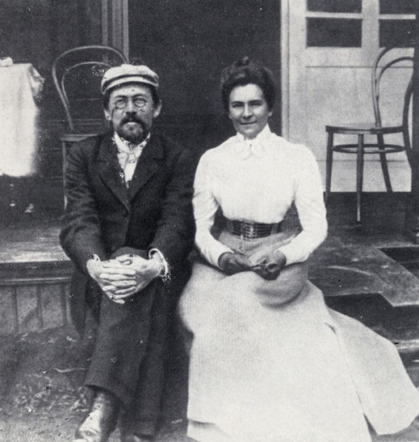 А. П. Чехов и О. Л. Книппер в Аксенове. 1901 
