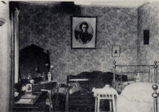 Комната О. Л. Книппер в Ялте. Фотография 1968 года 