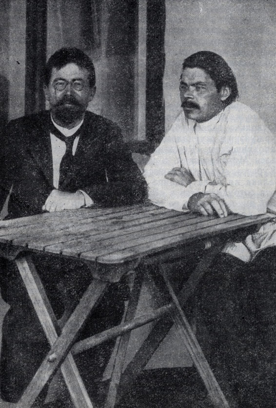 А. П. Чехов и М. Горький в Ялте, 1901 г.
