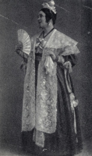 Анна Андреевна -О. Л. Книппер-Чехова. 'Ревизор' Н. В. Гоголя. 1908