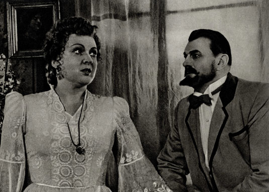 Действие II. Елена Андреевна - А. Е. Босенко, Войницкий - Б. В. Романицкий